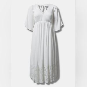 NWT | Festi Mixed Lace Washable Gauze Maxi Dress | Size 1